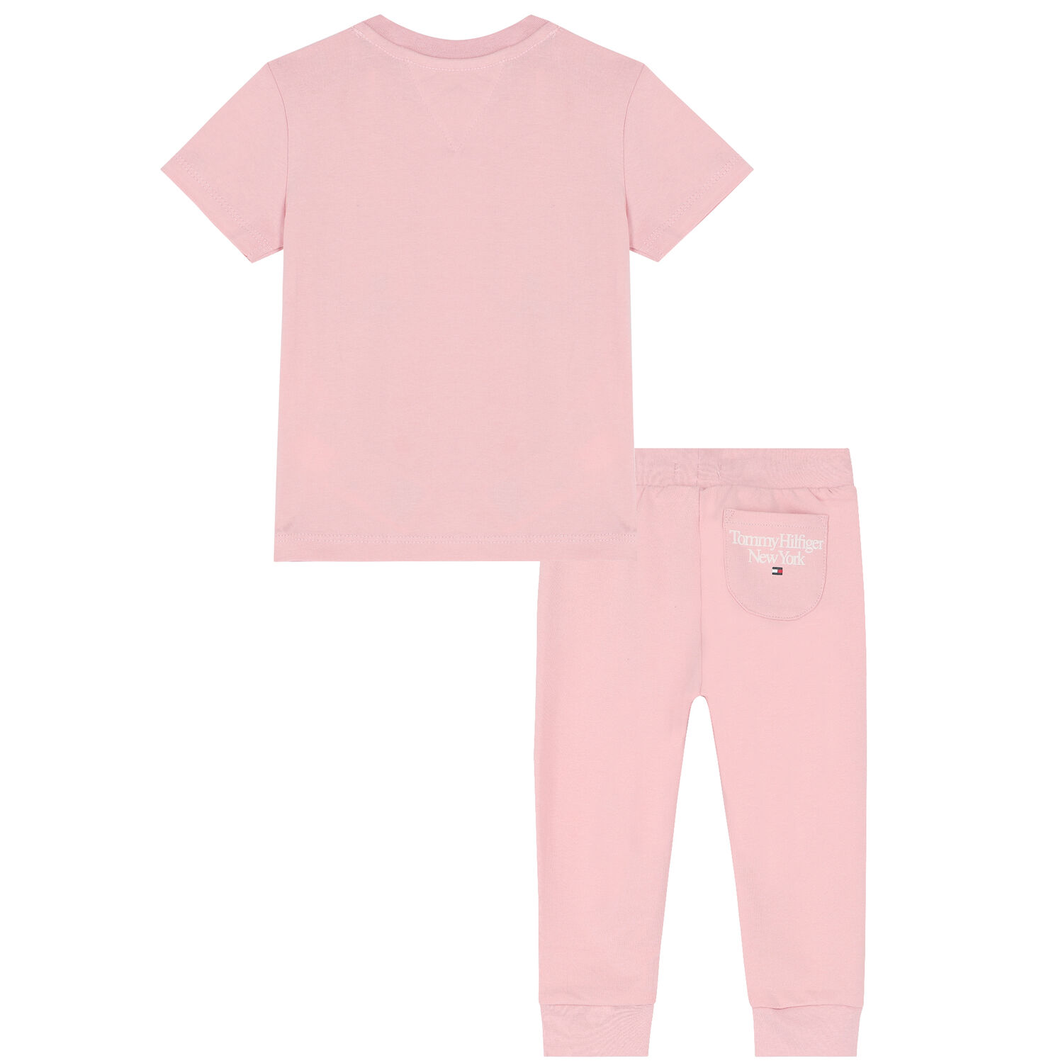 Pink Logo Trousers Set, 2, hi-res