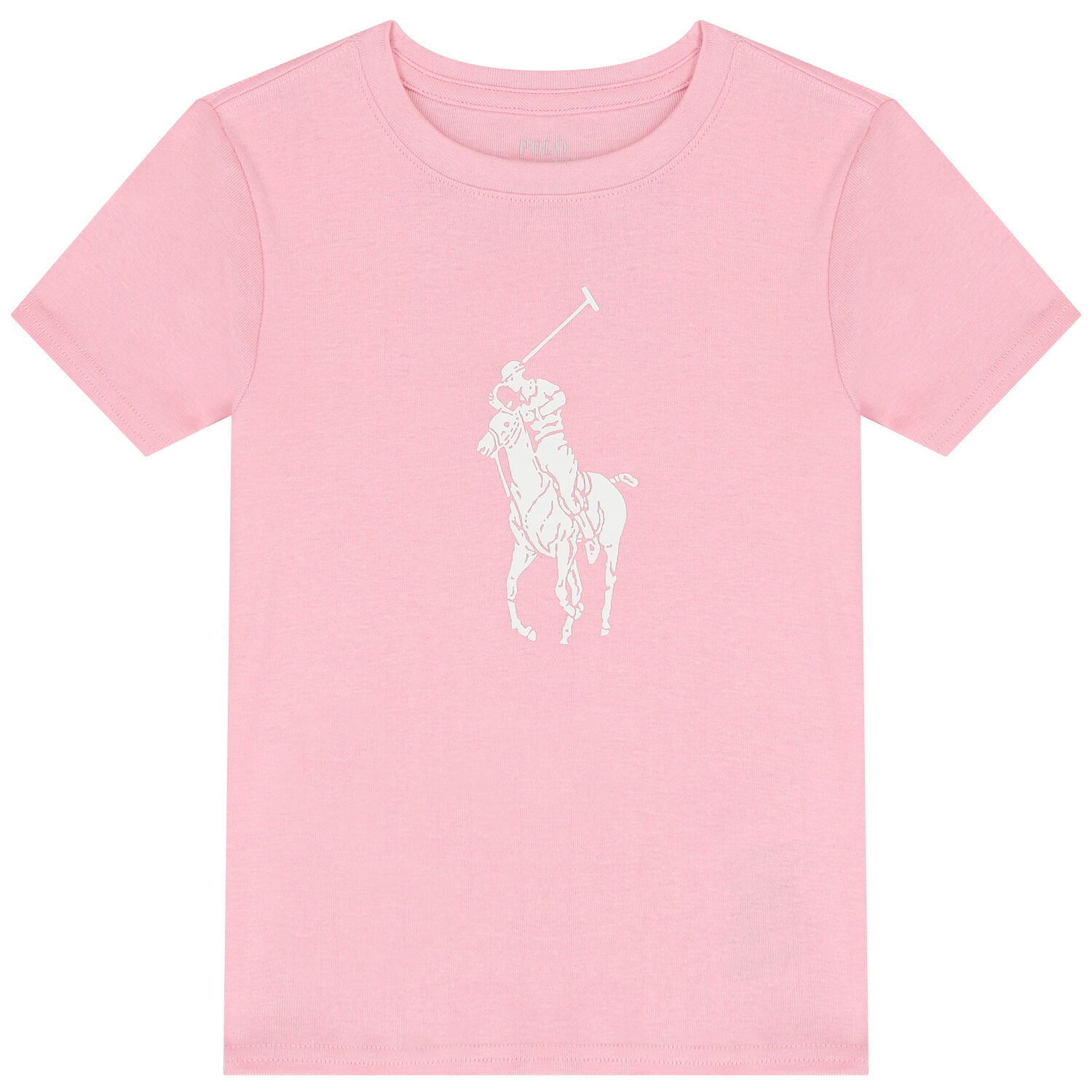 بيجاما بنات بالشعار باللون الوردى والأبيض, 1, hi-res image number null