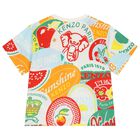 Boys Multi-Coloured Logo T-Shirt, 1, hi-res
