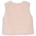 Girls Pink Fur Vest, 1, hi-res