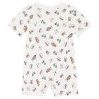 طقم هدايا اطفال بطبعة دب مرح باللون العاجي, 1, hi-res