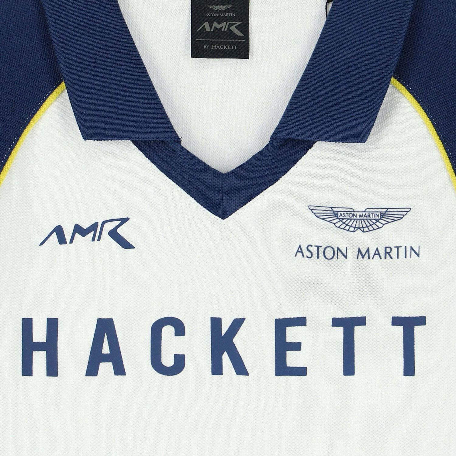 تيشيرت بولو بالشعار باللون الابيض للاولاد, 1, hi-res