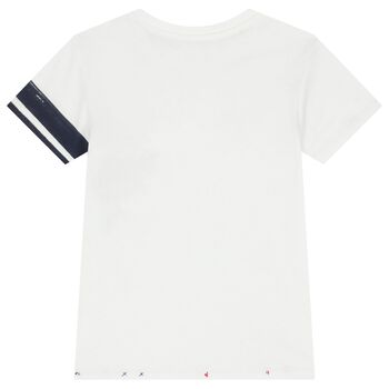 Boys White Logo T-Shirt