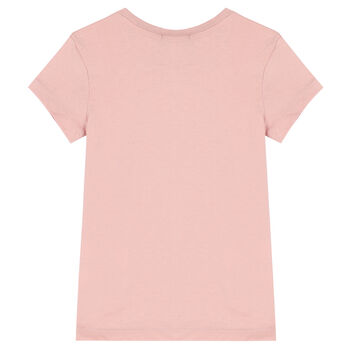 Girls Pink Logo T-Shirt