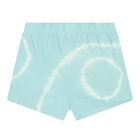 Baby Boys Turquoise Blue Teddy Bear Logo Shorts Set, 1, hi-res