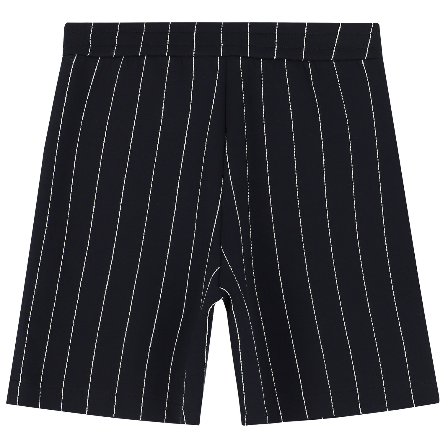 Boys Navy Blue Logo Shorts, 1, hi-res