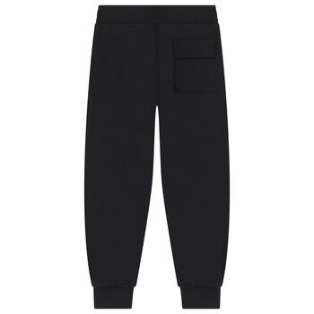Boys Black Logo Joggers 