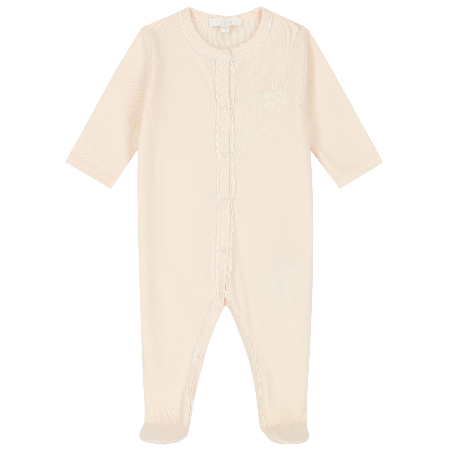 طقم أفرول وقبعة بالشعار باللون الزهري للبنات, 1, hi-res