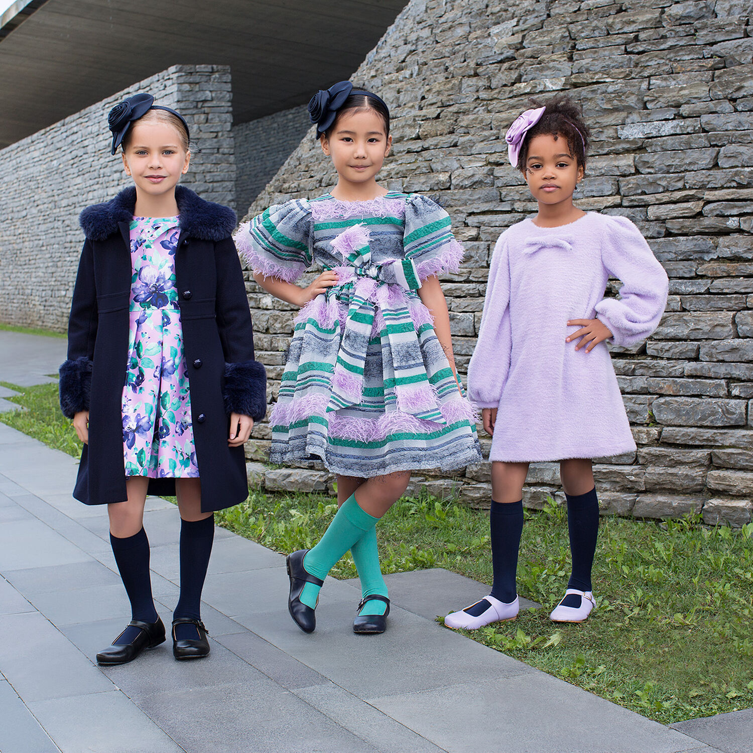 Girls Multi-Colored Dress, 1, hi-res