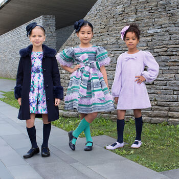 Girls Multi-Colored Dress
