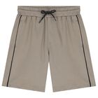 Boys Navy Blue, White & Grey Shorts Set, 1, hi-res