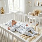 Baby Boys White & Blue Babygrow Gift Set , 1, hi-res