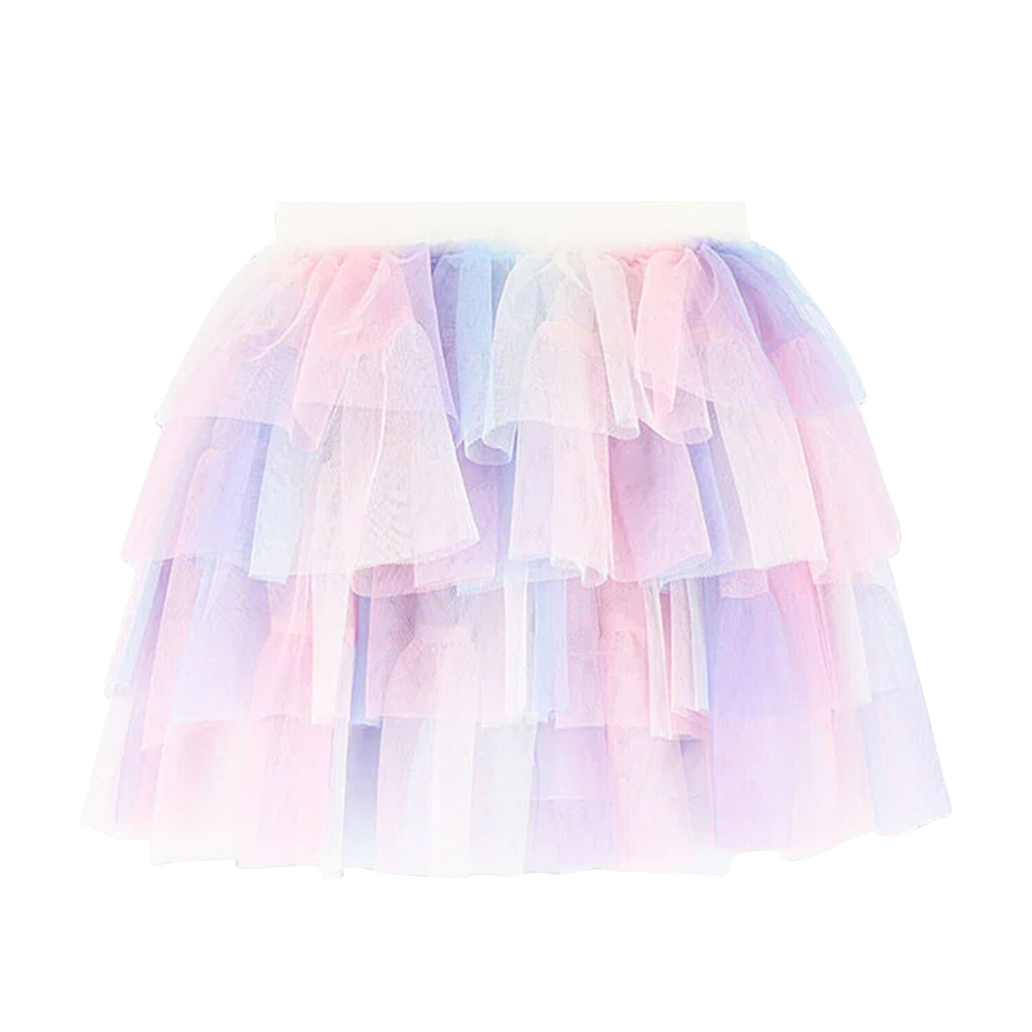 Girls Pink & Purple Tulle Skirt, 1, hi-res image number null