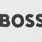 بطانيه مبطنه بالشعار باللون الابيض والبيج , 1, hi-res