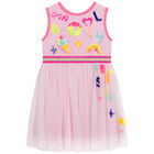 Girls Pink Tulle & Sequin Dress, 1, hi-res