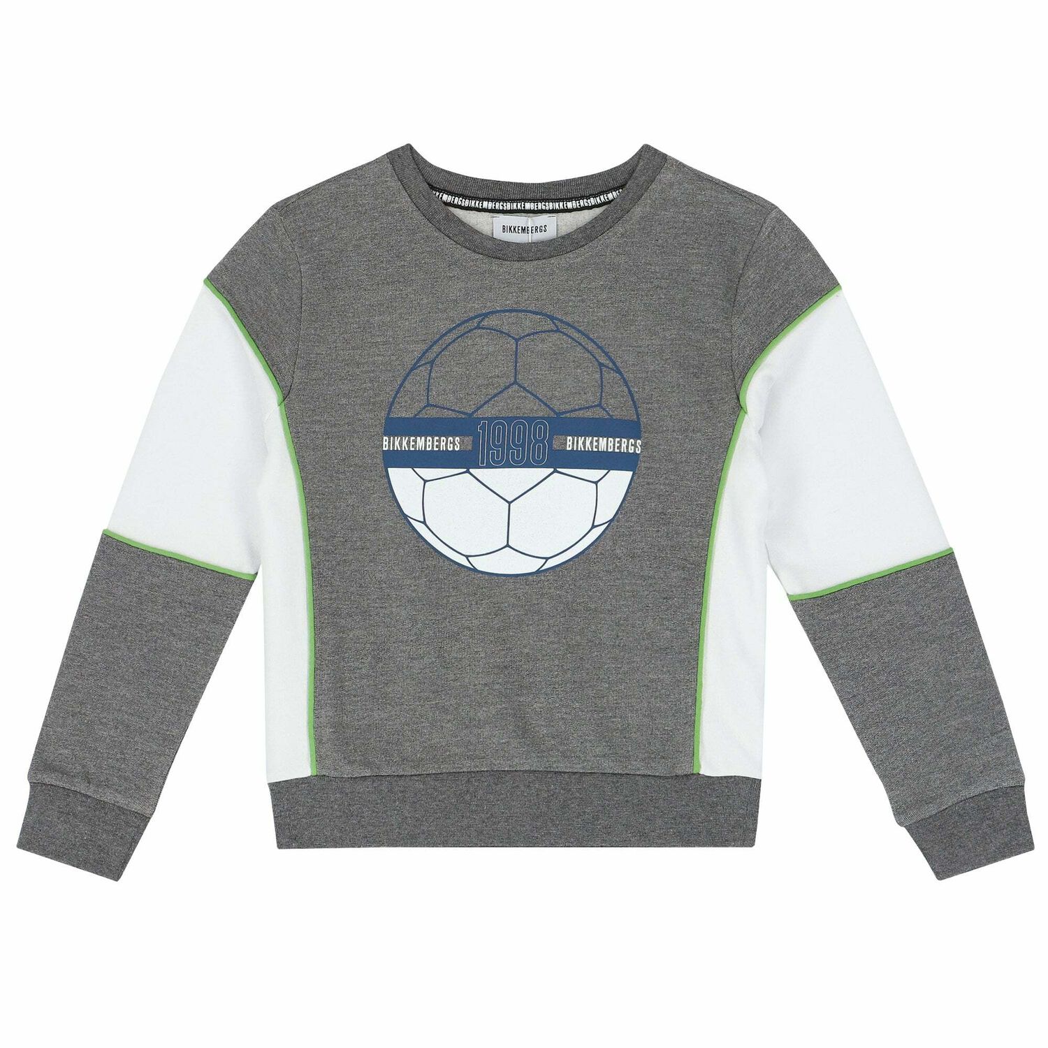 Boys Grey & White Logo Sweatshirt, 1, hi-res image number null