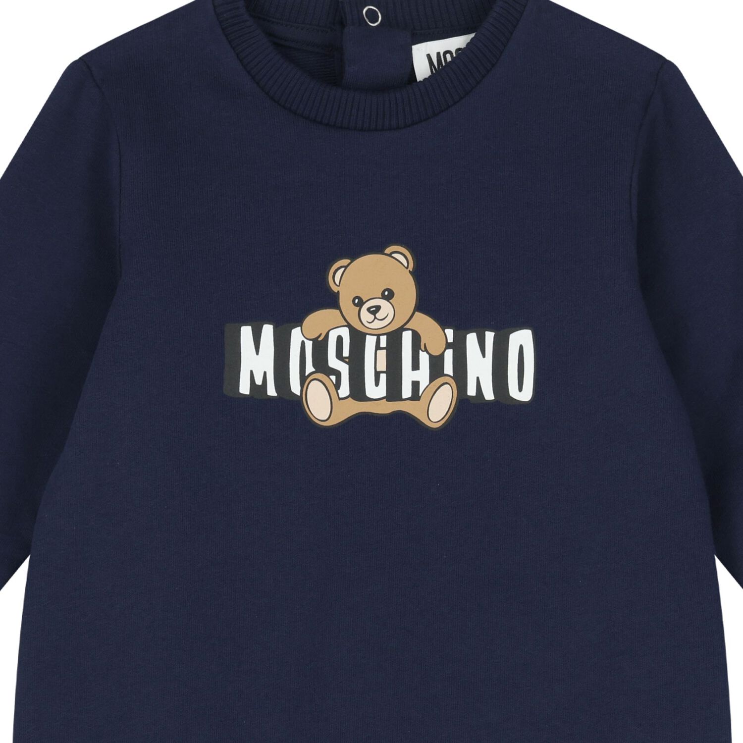 Navy Blue Teddy Bear Logo Babygrow Gift Set, 3, hi-res