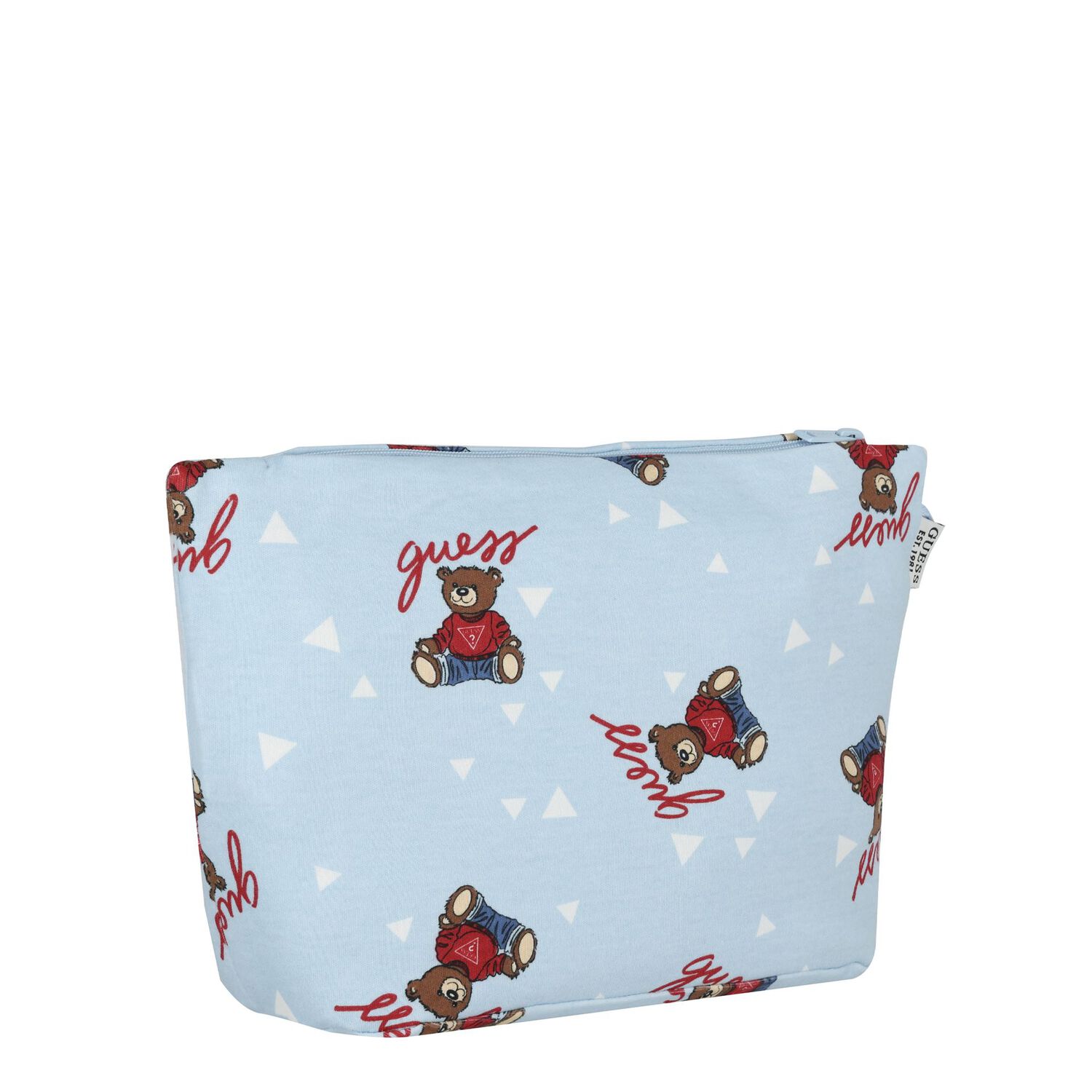 طقم ملابس داخلية للأطفال الرضع مزين بشعار دب تيدي باللونين الأزرق والأبيض, 2, hi-res