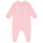 Baby Girls Pink Teddy Bear Logo Babygrow Gift Set, 4, hi-res