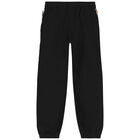 بنطلون رياضى بالشعار باللون الأسود والذهبي, 10, hi-res