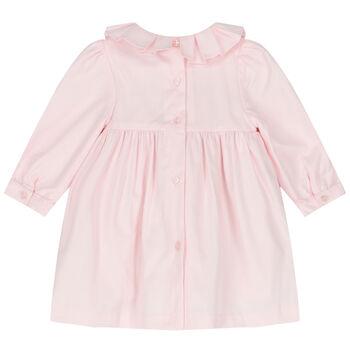 Baby Girls Pink Smocked Dress