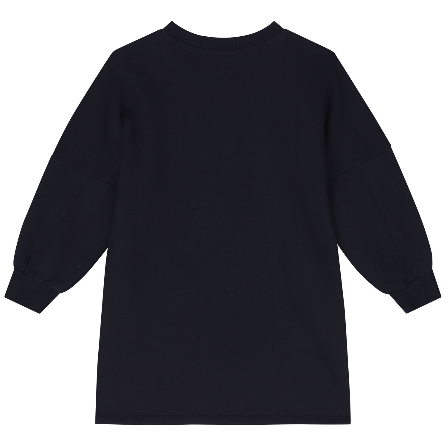 Girls Navy Blue Logo Sweatshirt Dress, 1, hi-res image number null