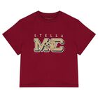 Boys Burgundy Logo T-Shirt, 1, hi-res