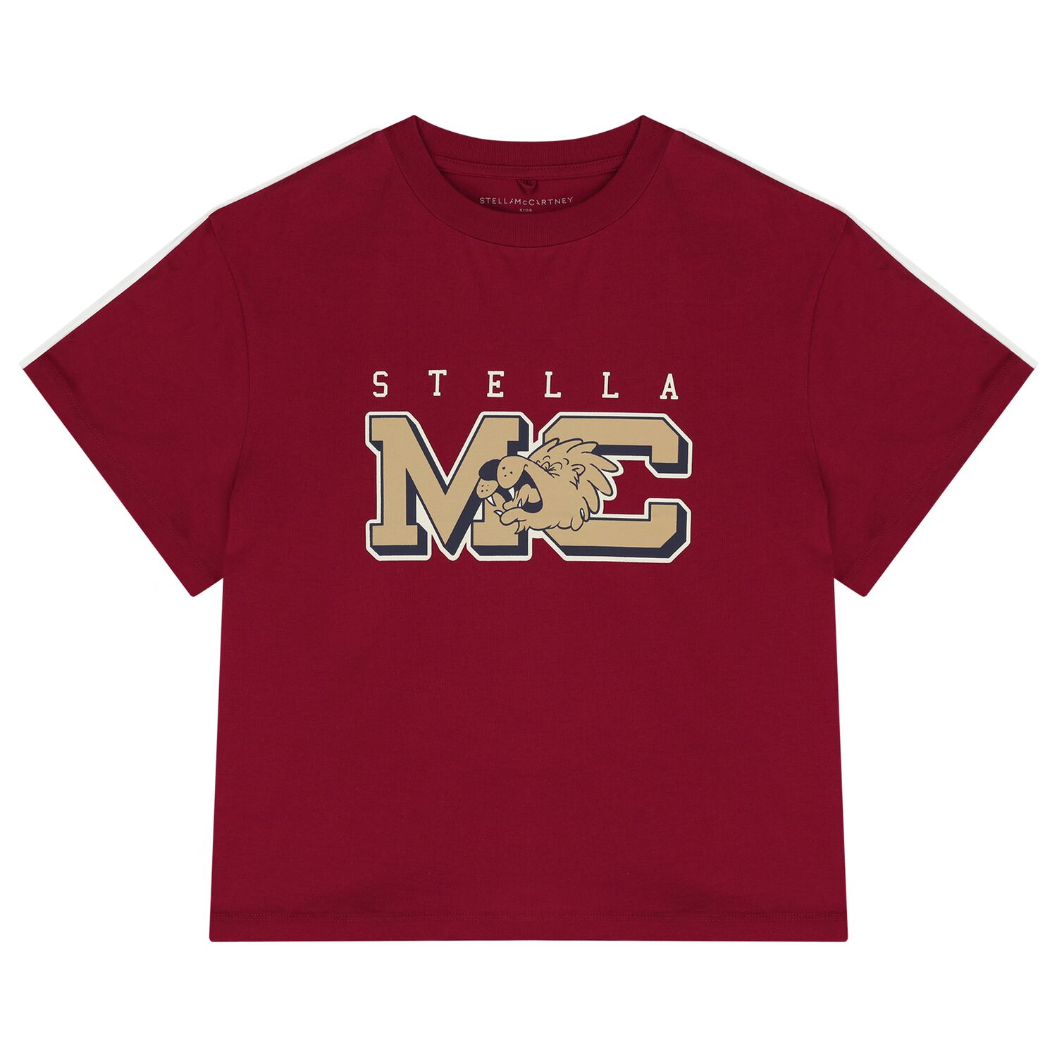 Boys Burgundy Logo T-Shirt, 1, hi-res