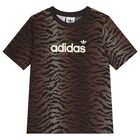 Girls Black & Brown Logo T-Shirt, 1, hi-res