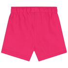 Younger Girls Pink Logo Shorts Set, 1, hi-res