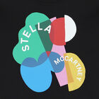 Girls Black Logo Sweatshirt, 1, hi-res