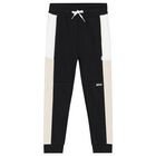 Boys Black Logo Joggers, 1, hi-res