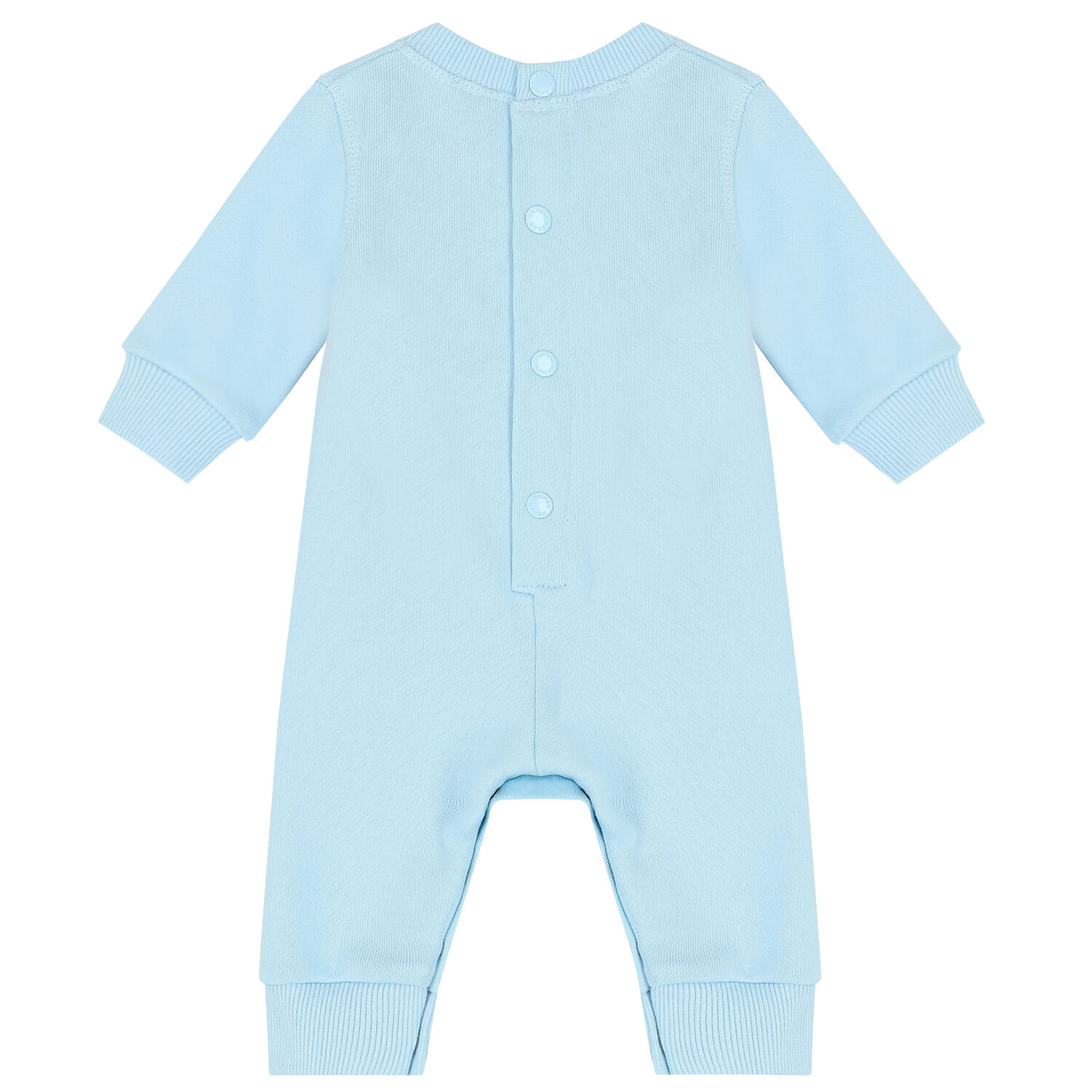 Baby Boys Blue Logo Babygrow, 1, hi-res