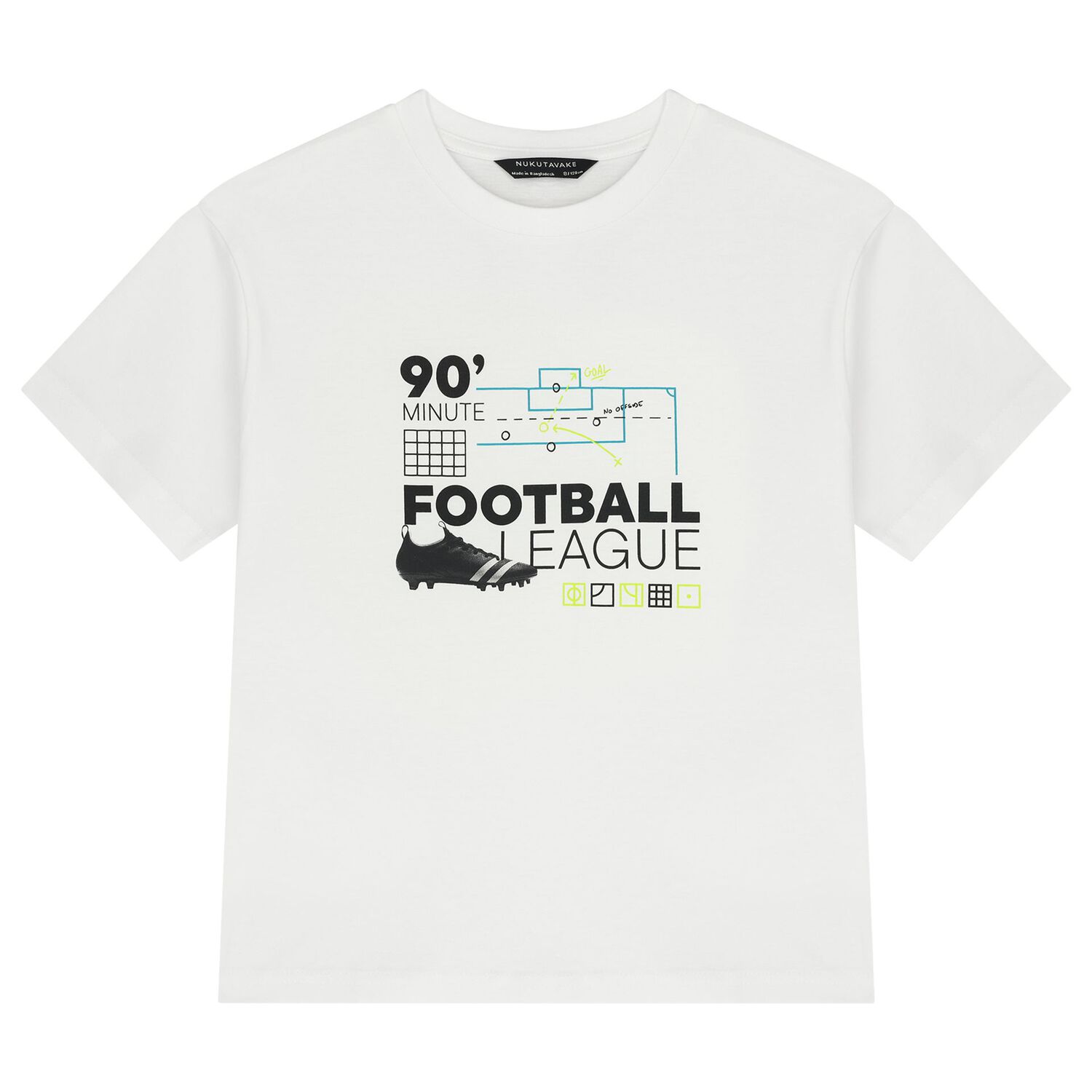 Boys White & Black Football T-Shirts ( 2 Pack ), 2, hi-res
