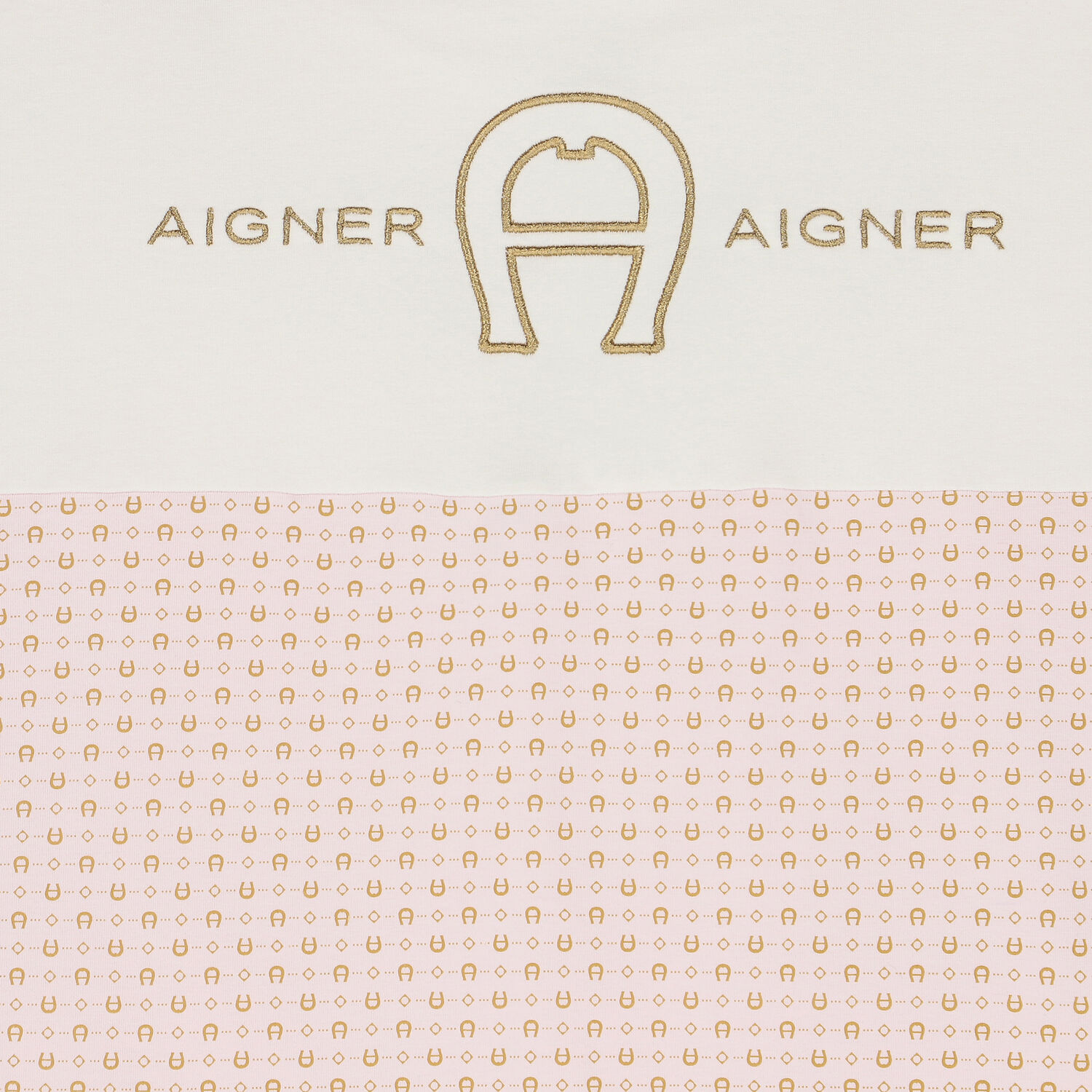 بطانية بالشعار باللون الوردي، العاجي والذهبي, 3, hi-res image number null