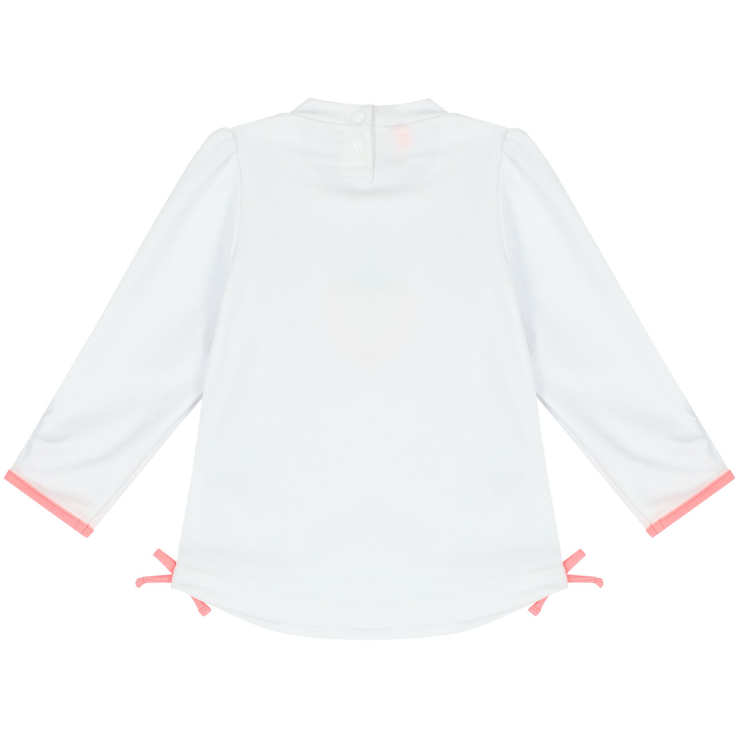 Baby Girls White Wild Strawberry Rash Vest UPF 50+, 1, hi-res image number null