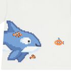 قميص حوت أبيض للأولاد الصغار, 2, hi-res