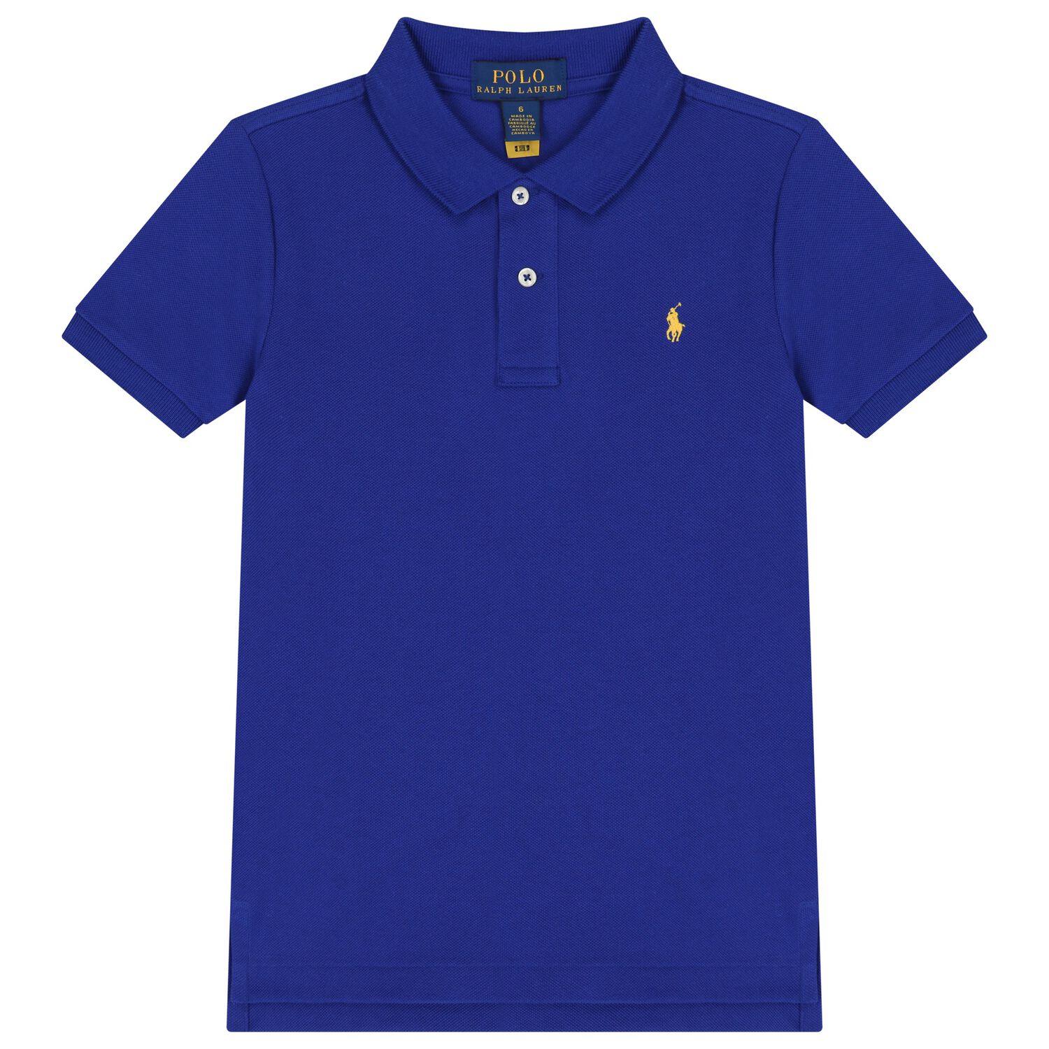 Boys Blue Logo Polo Shirt, 1, hi-res image number null