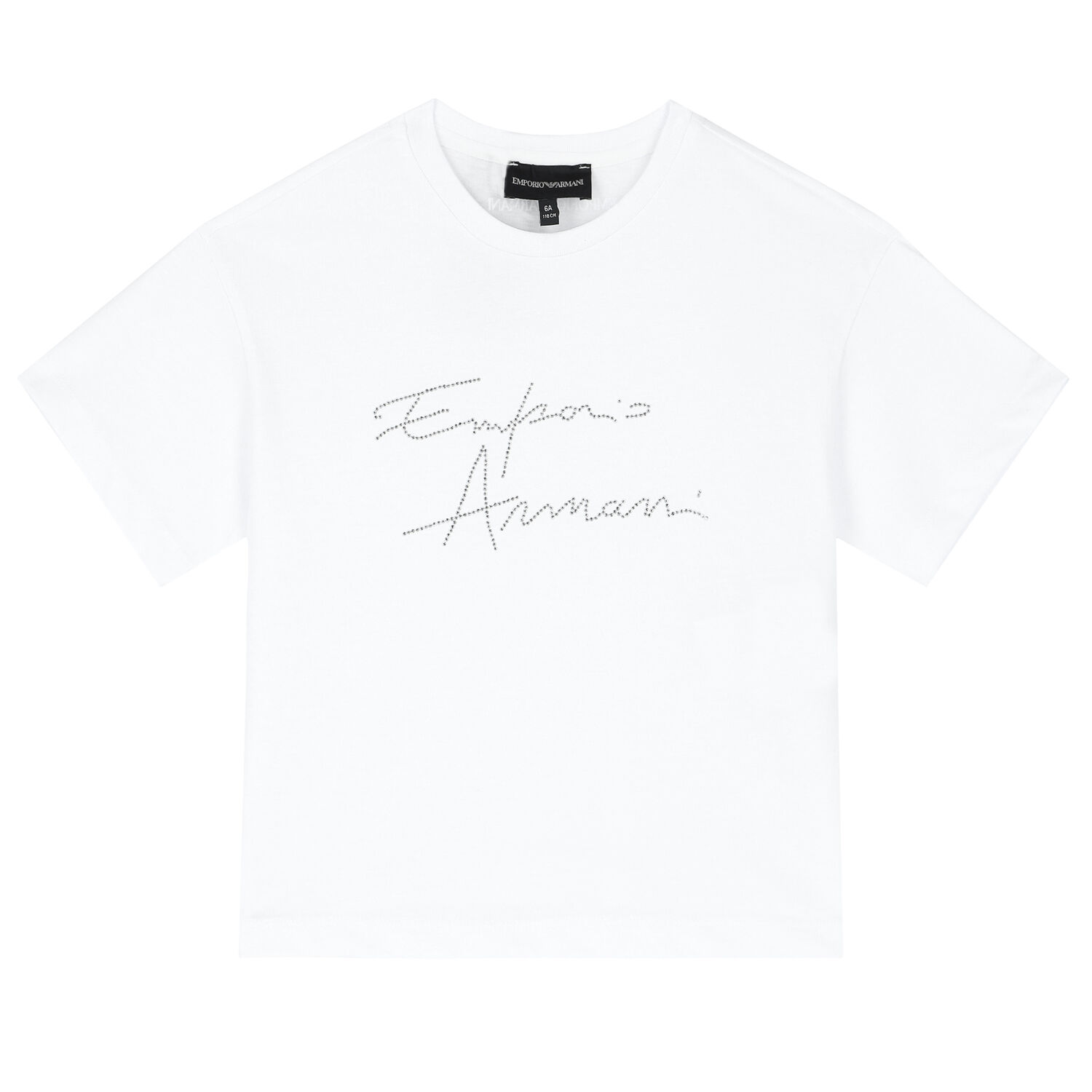 تيشيرت بالشعار باللون الأبيض للبنات, 2, hi-res image number null