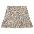 Girls Gold Sequin Skirt Set, 2, hi-res