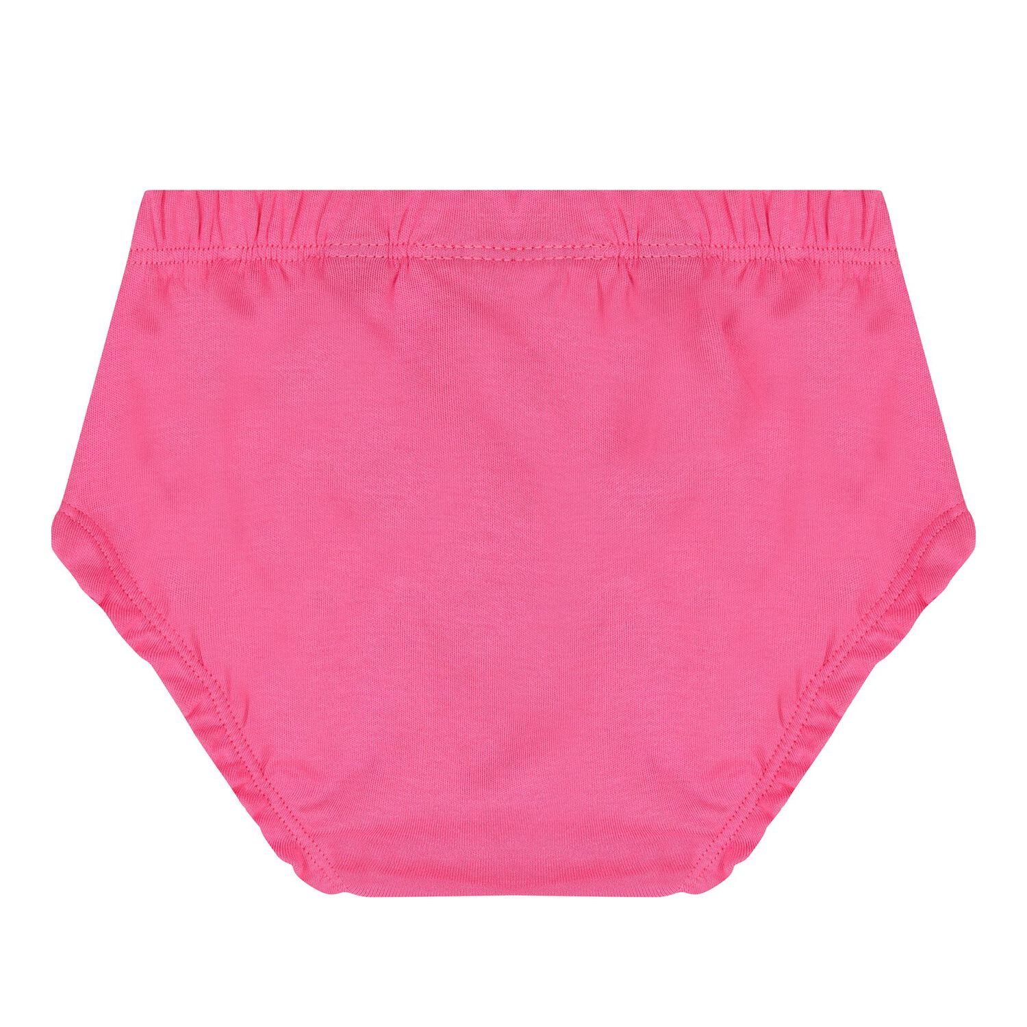 طقم فستان بنات بشعار القلب باللون الزهري, 1, hi-res