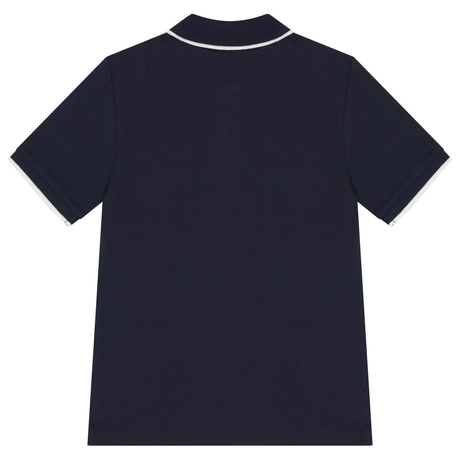 Boys Navy Blue Logo Polo Shirt, 3, hi-res image number null