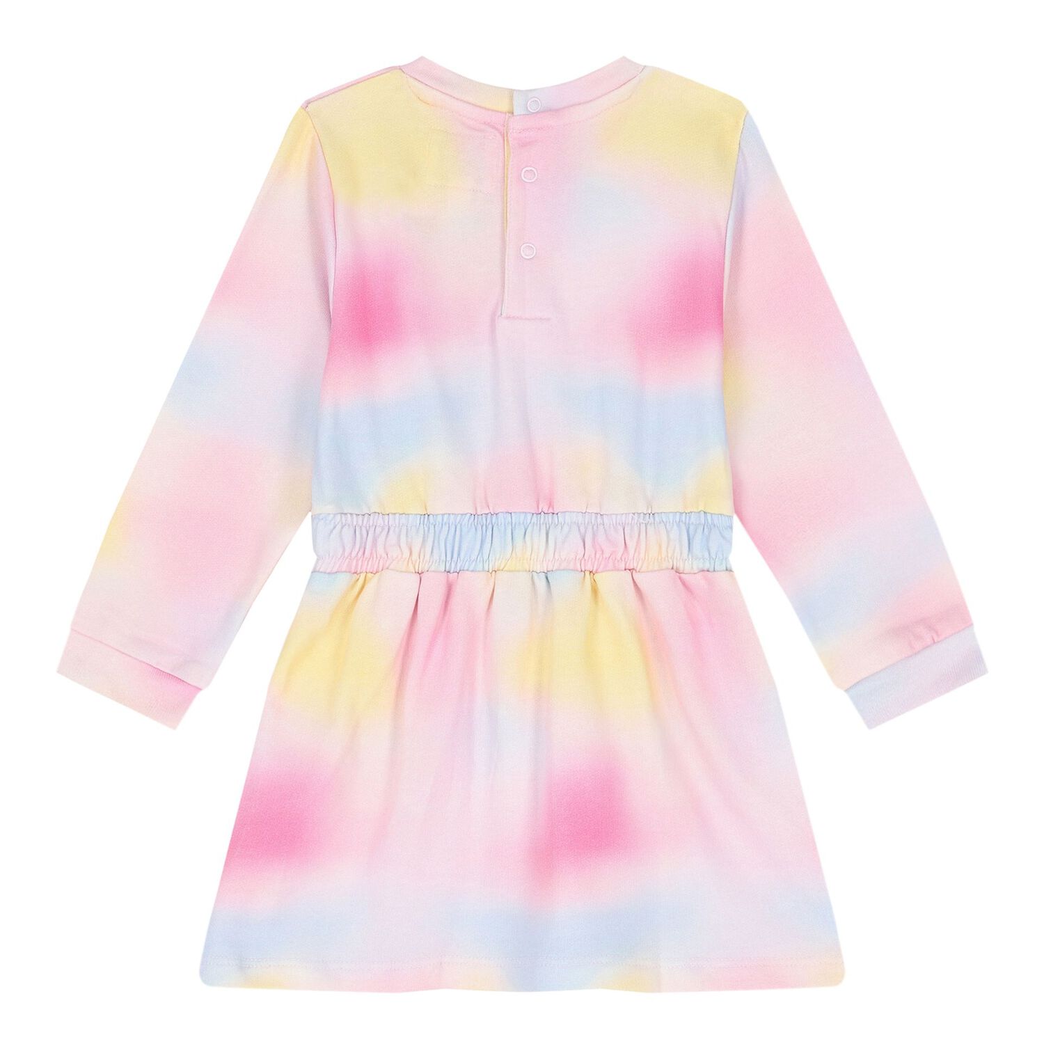 طقم بنات فستان بالشعار متعدد الألوان, 1, hi-res image number null