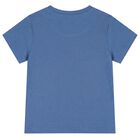 Younger Boys Blue Giraffe T-Shirt, 2, hi-res
