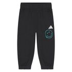 طقم تدريب أسود للأطفال الصغار مع شعار ابتسامة, 1, hi-res