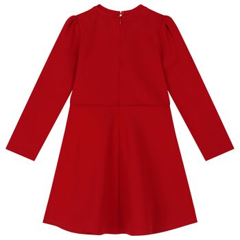 Girls Red Logo Dress 