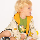 Younger Boys Green Dinosaur Holographic T-Shirt, 1, hi-res