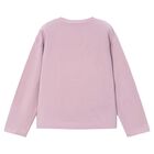 Girls Pink Teddy Bear Long Sleeve Top, 1, hi-res