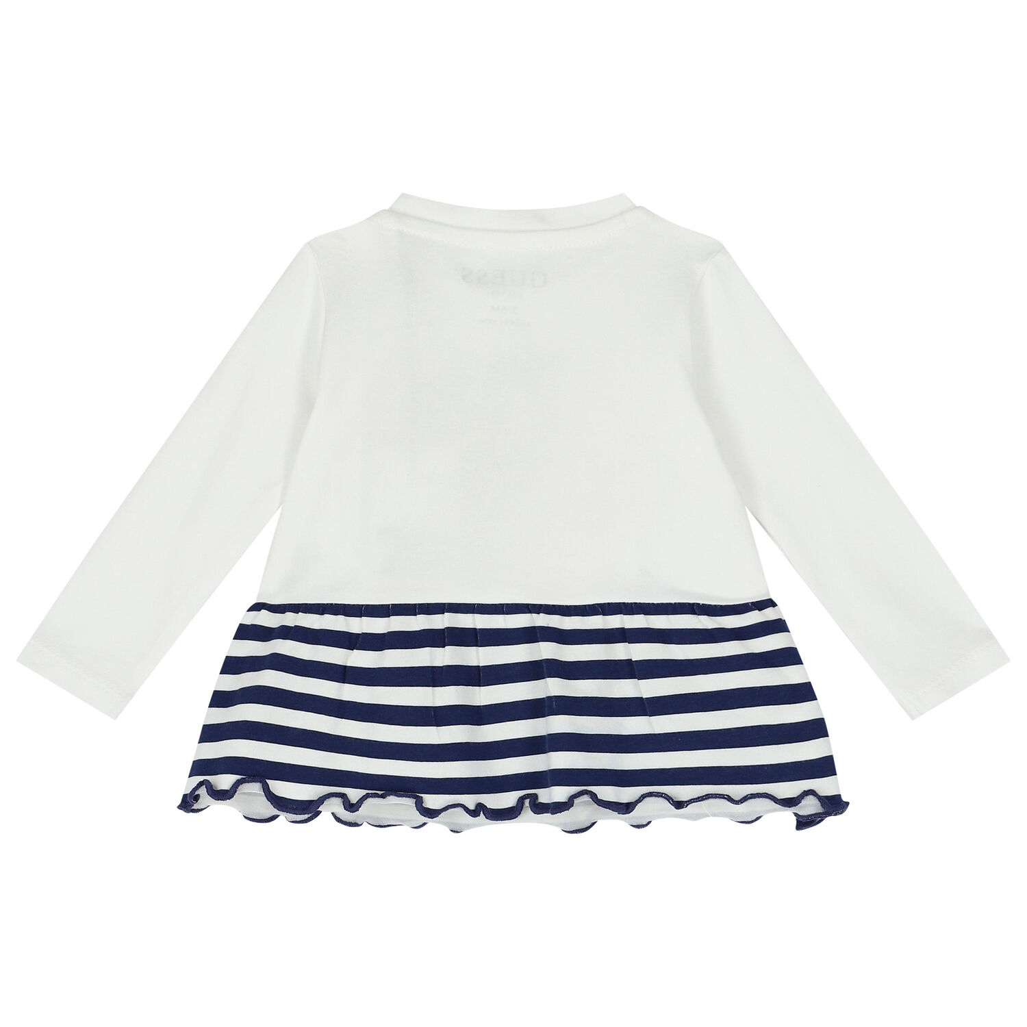 طقم بنطلون بنات باللون الابيض والازرق, 1, hi-res