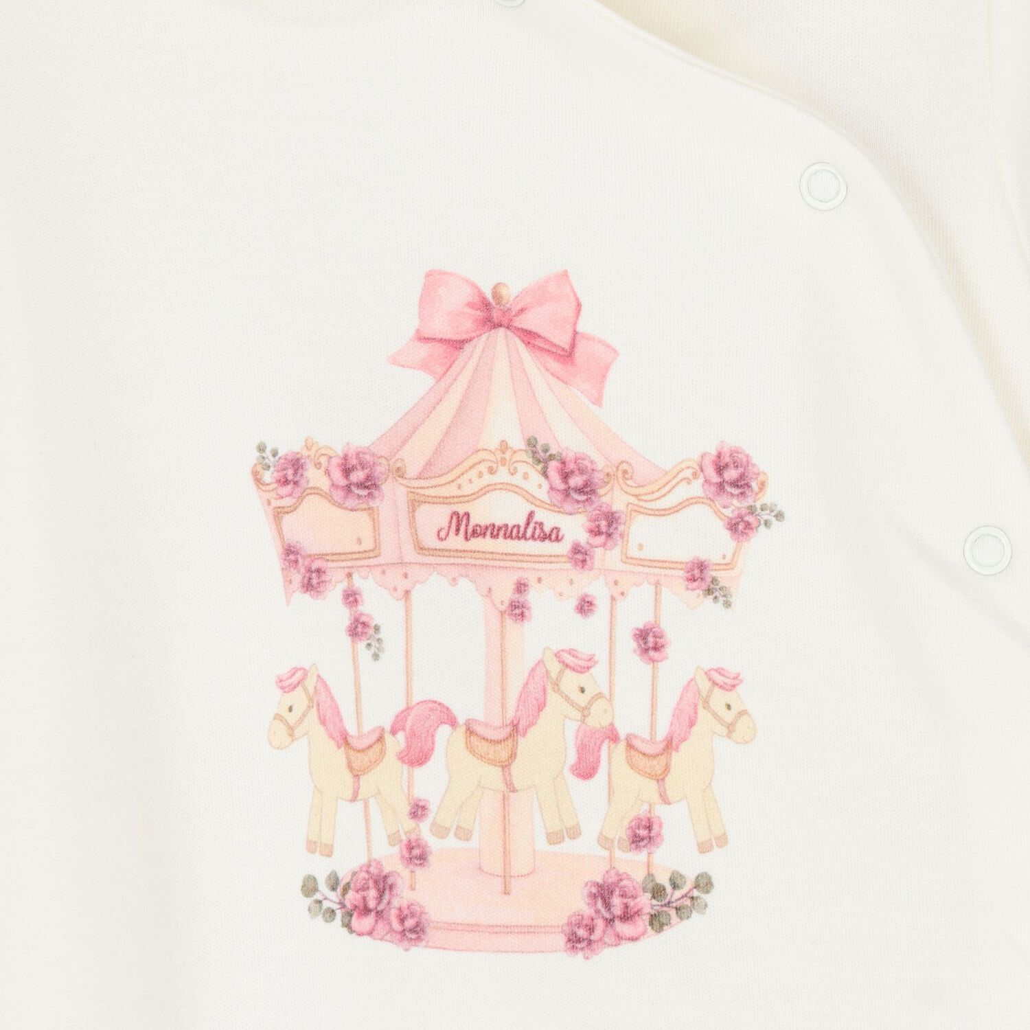 Baby Girls Ivory Carousel Babygrow Gift Set, 1, hi-res